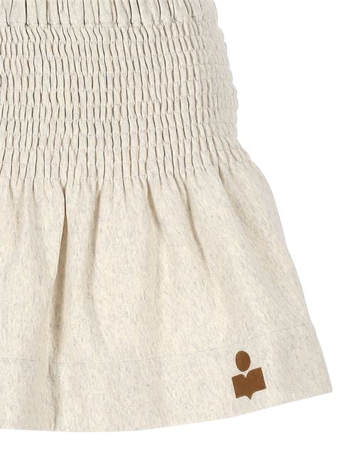 Light beige mini skirt MARANT ETOILE | JU0146FCA1M07EECCA